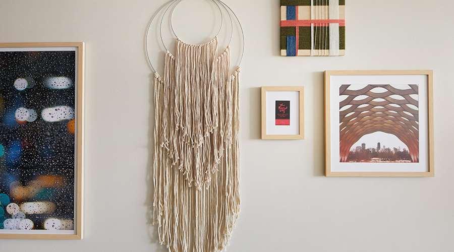 시카고 Sentral Michigan Avenue 아파트 호텔 객실 사진 A wall hanging