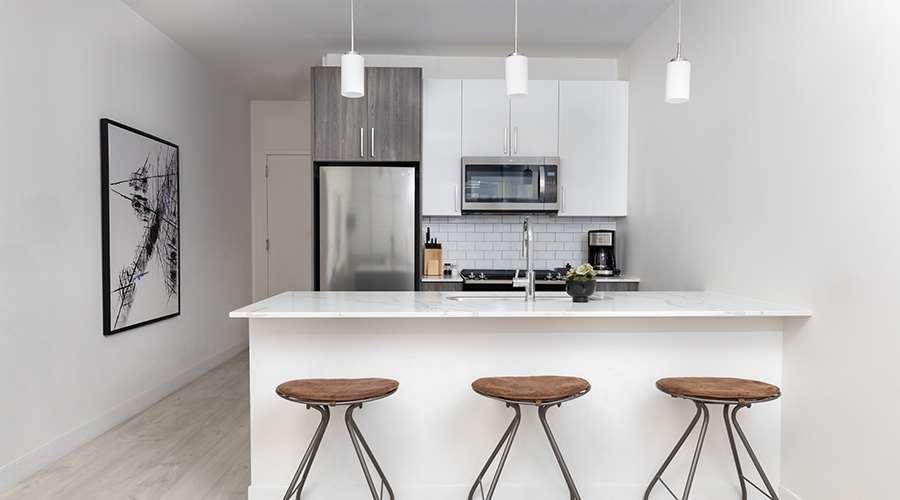 시카고 Sentral Michigan Avenue 아파트 호텔 외부 사진 Kitchen