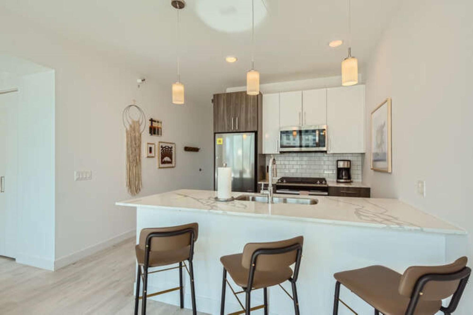 시카고 Sentral Michigan Avenue 아파트 호텔 외부 사진 Kitchen